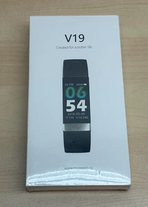 MorePro V19 Purple Waterproof Fitness ECG Activity Tracker Smartwatch - Photo 1 sur 2