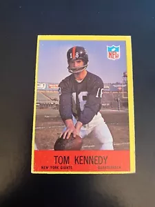1967 PHILADELPHIA FOOTBALL #114 TOM KENNEDY!!! $1 SPEDIZIONE!! - Foto 1 di 2