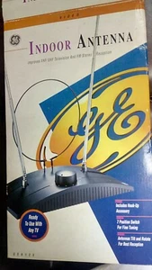GE Innenbereich Antenne - Verbessert VHF/UHF Fernsehen und FM und Stereo Empfang - Bild 1 von 3