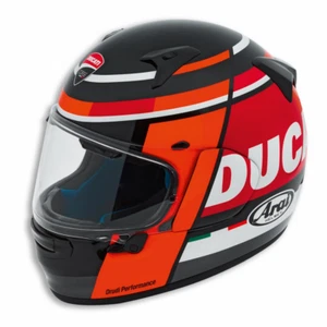 DUCATI Arai Profile V CORSE SBK 5 IntegralHelm Helm Helmet schwarz rot NEU - Bild 1 von 3
