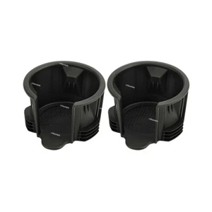 2Pcs Center Console Cup Holder Insert Fits Land Rover Range Rover Sport LR3 LR4 - Picture 1 of 8