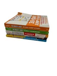 Menge 5 der größten Verlierer Kochbücher Gewichtsverlust Bücher Taschenbuch Fitness Geheimnisse - Bild 1 von 9