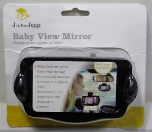 J is for Jeep Baby View Mirror Multi-Angle View Feature - Picture 1 of 2