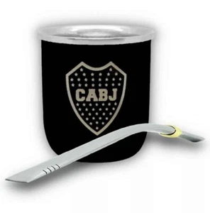 MATE + BOMBILLA - BOCA JRS - Mate + Straw - Edelstahl Double Layer Thermo - Bild 1 von 1