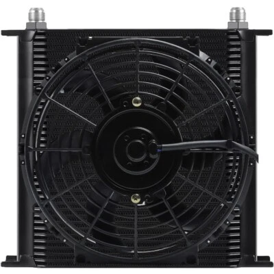 40 ROW 8AN HOSE ADAPTERS ENGINE TRANS-MISSION OIL COOLER PUSH/PULL ELECTRIC FAN - Image 1 of 4