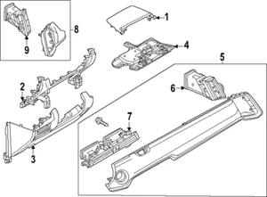Genuine Mazda Air Outlet Vent KJG4-55-130B-39 - Picture 1 of 1