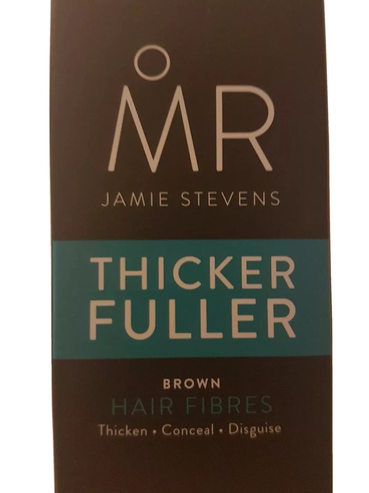 NEW MR. Jamie Stevens Men's Hair Fibres for Thinning Hair MEDIUM BROWN