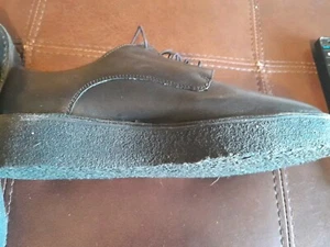 COS Ladies Platform Loafer Brogue Black Leather Lace Up Shoe UK 8 EU 41 NEW - Picture 1 of 9