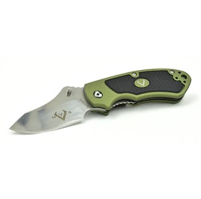 Cuchillo V Nives Stout, Aluminio, Empuñaduras de Goma (Verde) Foto 1 de 4