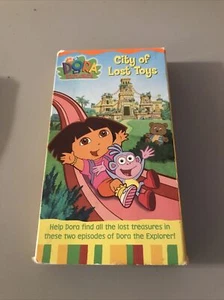 Dora the Explorer-City of Lost Toys(VHS,2003) TESTED-RARE VINTAGE Nick jr. - Picture 1 of 10