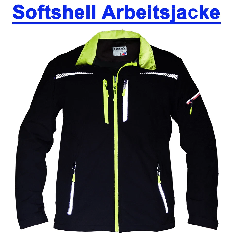 Softshelljacke Übergang Frühling Herbst Arbeit atmungsaktiv leicht Größe S - 4XL - Bild 1 von 1