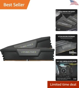 Cutting-Edge VENGEANCE RAM 64GB 2x32GB 5200MHz CL40 Intel XMP Compatible - Black - Picture 1 of 7