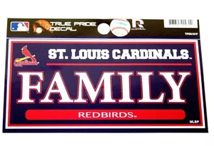 MLB St. Louis Cardinals Family Decal 2" x 6" - Picture 1 of 1