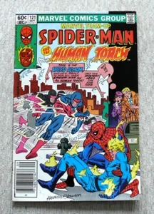 Marvel Team-Up #121 (1982) Spider-Man and Human Torch; FN- - Picture 1 of 3