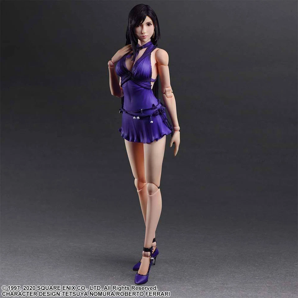 Final Fantasy Vii Remake Play Arts Kai Action Figura Tifa Lockhart Dress Ver.... - Immagine 1 di 1