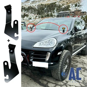 Soportes montar led Capó Porsche Cayenne 955 957 V6 V8 Turbo Gts Ditch Brackets - Imagen 1 de 5