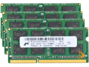 Micron 4PCS 4GB 2RX8 DDR3 1066MHz PC3-8500S 204PIN SO-DIMM Laptop Memory RAM*&^ - Picture 1 of 13