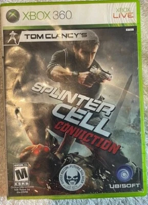 XBOX 360 - SPLINTER CELL - "CONVICTION" - MISSING BOOKLET - Image 1 of 3