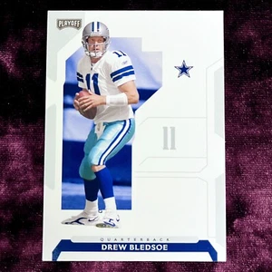 Drew Bledsoe 2006 Playoff NFL Silver #25 MINT Wazzu Legend Dallas Cowboys Jersey - Picture 1 of 4