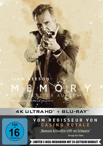 4K Mediabook MEMORY Liam Neeson SEIN LETZTER AUFTRAG UHD BLU-RAY NEU - Bild 1 von 1