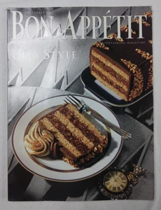Bon Appétit City Style Vintage Magazine September 1991 Food Desserts Recipes - Picture 1 of 3