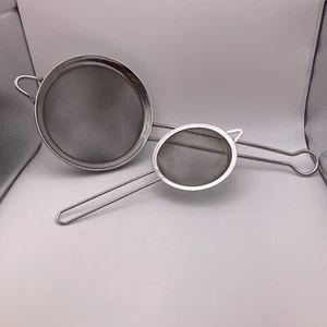2 packs kitchenware removing tools wire mesh ladle oil filter spoon 6”and 4” - Picture 1 of 6