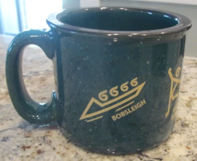 Taza de café de los Juegos Olímpicos de Invierno 2002 Salt Lake City Utah deportes hockey patinaje Foto 1 de 4