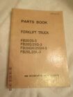 OEM Komatsu Forklift FB20/25-3 FB20G/25G-3 Parts and Drawings Book Manual 1990