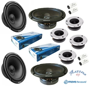 Phonocar kit 8 Casse Woofer 20 cm + Tweeter Altoparlanti Auto Camion Watt 2000 - Imagen 1 de 12