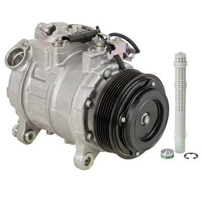 Compresor de aire acondicionado OEM para BMW 535d 2014 2015 2016 F10 con embrague y secador de aire acondicionado Foto 1 de 4