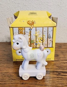 Vintage 1991 The Enesco Precious Moments Birthday Train #9 Pony 521833 - Picture 1 of 10