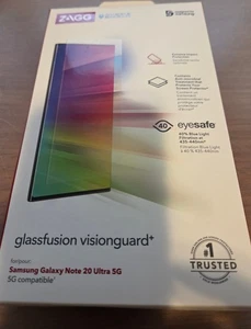 NEW ZAGG InvisibleShield GlassFusion VisionGuard+ Samsung Galaxy Note20 Ultra 5G - Picture 1 of 1