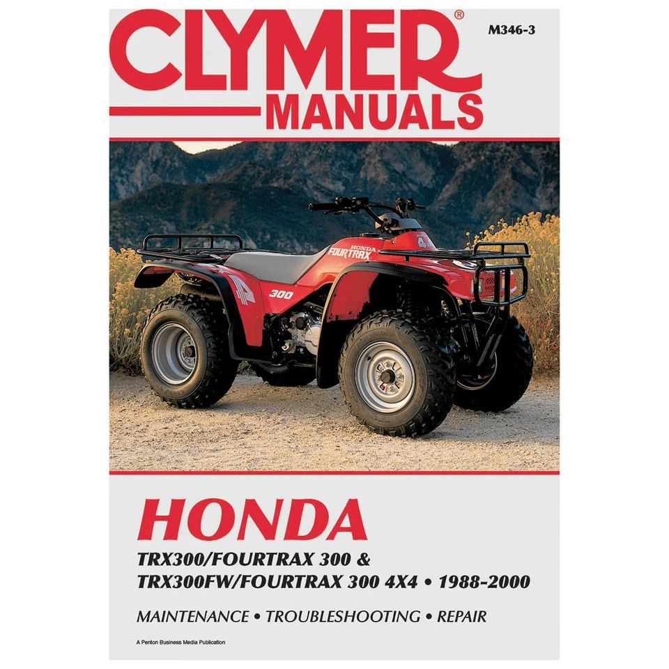 Clymer Repair Service Manual For HONDA TRX300 TRX300FW FOURTRAX 1988-2000 - Image 1 of 1