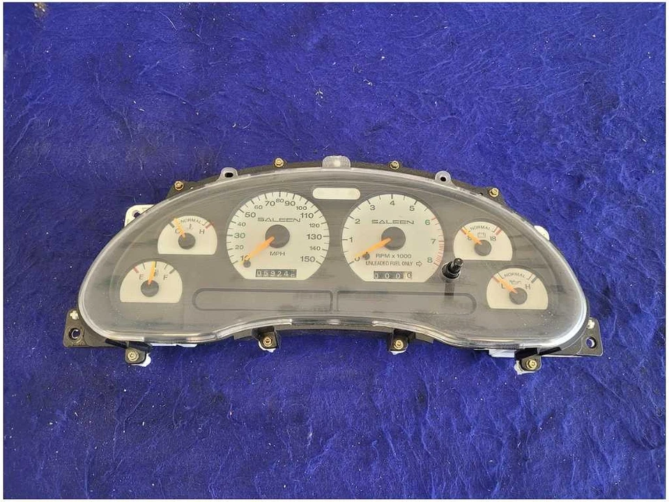 1996-1997 Ford Mustang GT 4.6L Saleen Gauge Cluster Speedometer 150mph 2746 - Image 1 of 4