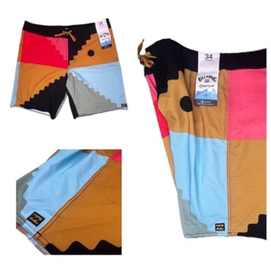 Billabong Board Shorts Para Hombre Talla 34 Sunday Pro Bañador Surf Elastizado NUEVO MUL - Imagen 1 de 8