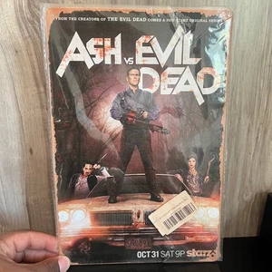 Ceniza vs. Póster de metal de la serie de televisión Evil Dead NUEVO - Imagen 1 de 5