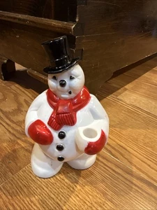 1950s Royalite Snowman Blow Mold - Lighted Figurine does not come with cord - Picture 1 of 4