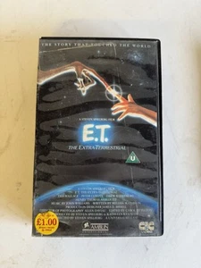 E.T The Extra-Terrestrial Big Box VHS Cassette Tape - Picture 1 of 6