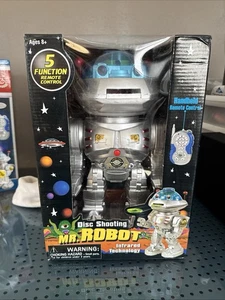 Disk Shooting Mr. Roboter batteriebetrieben sprechender Mr. Roboter Spielzeug Westminster Originalverpackt - Bild 1 von 1