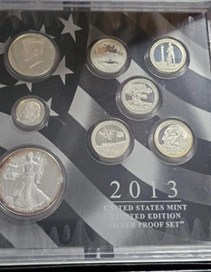A 2013 US Mint Limited Edition SILVER Proof Set. OGP COA - Picture 1 of 4