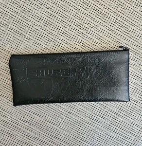 Shure Black Microphone Zipper Pouch Case for 10" x 4.5" - Picture 1 of 6