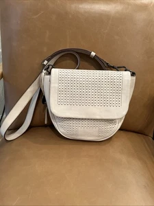 Umhängetasche Margot perforiertes Leder creme beige - Bild 1 von 18