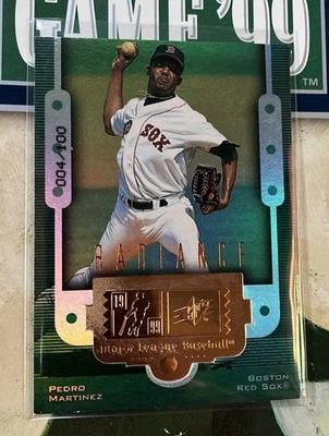 1999 Pedro Martinez UD SPX Finite Radiance #4/100 - Image 1 of 2
