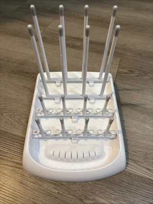 Biberón Pequeño Blanco Estante de Secado Munchkin Portátil Plegable Plástico 11" Foto 1 de 4