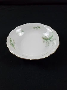Edelstein Bavaria Maria Theresia 18551 Lily of the Valley 7-3/4" Round Bowl - Picture 1 of 6