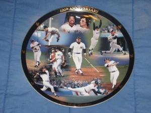 New York Yankees 100th Anniversary Danbury Mint Plate 1977-78 World Champions - Bild 1 von 7