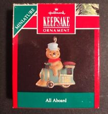Hallmark Keepsake Ornament Miniature 1991 All Aboard