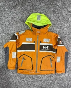Chaqueta impermeable vintage Helly Hansen Sailing naranja para hombre talla pequeña - Imagen 1 de 23