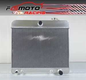 For GMC 1000/1500 Series Truck V6 Engine 1965-1966 65 66 AT Aluminum Radiator - Picture 1 of 6