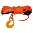 SYNTHETIC WINCH ROPES with SAFETY HOOK - 12mm x 45 metre offroad recovery 4 x 4